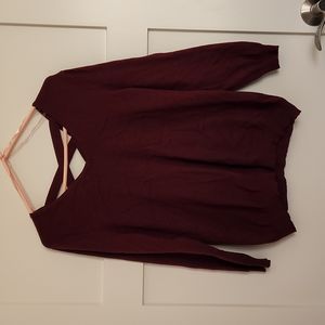 Love Ellie Burgundy Sweater